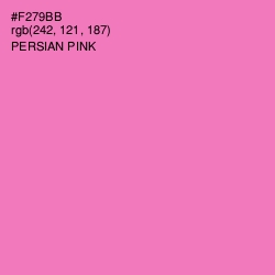 #F279BB - Persian Pink Color Image